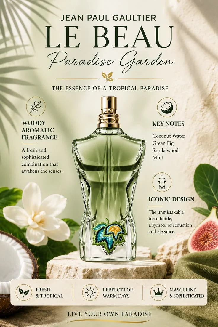 Jean Paul Gaultier Le Beau Paradise Garden EDP 125ml