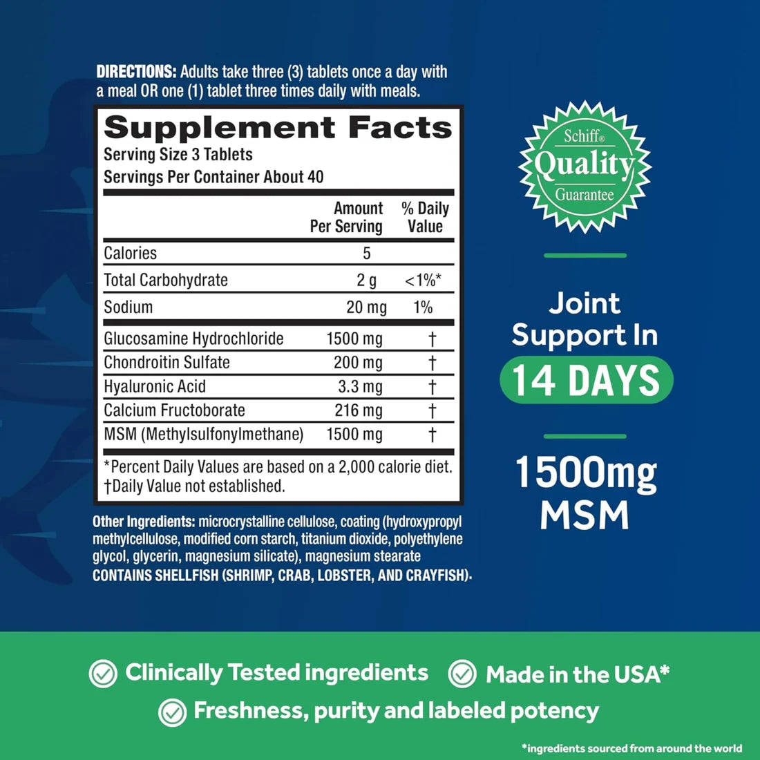 Schiff Move Free Advanced Joint Health 120 Tablets