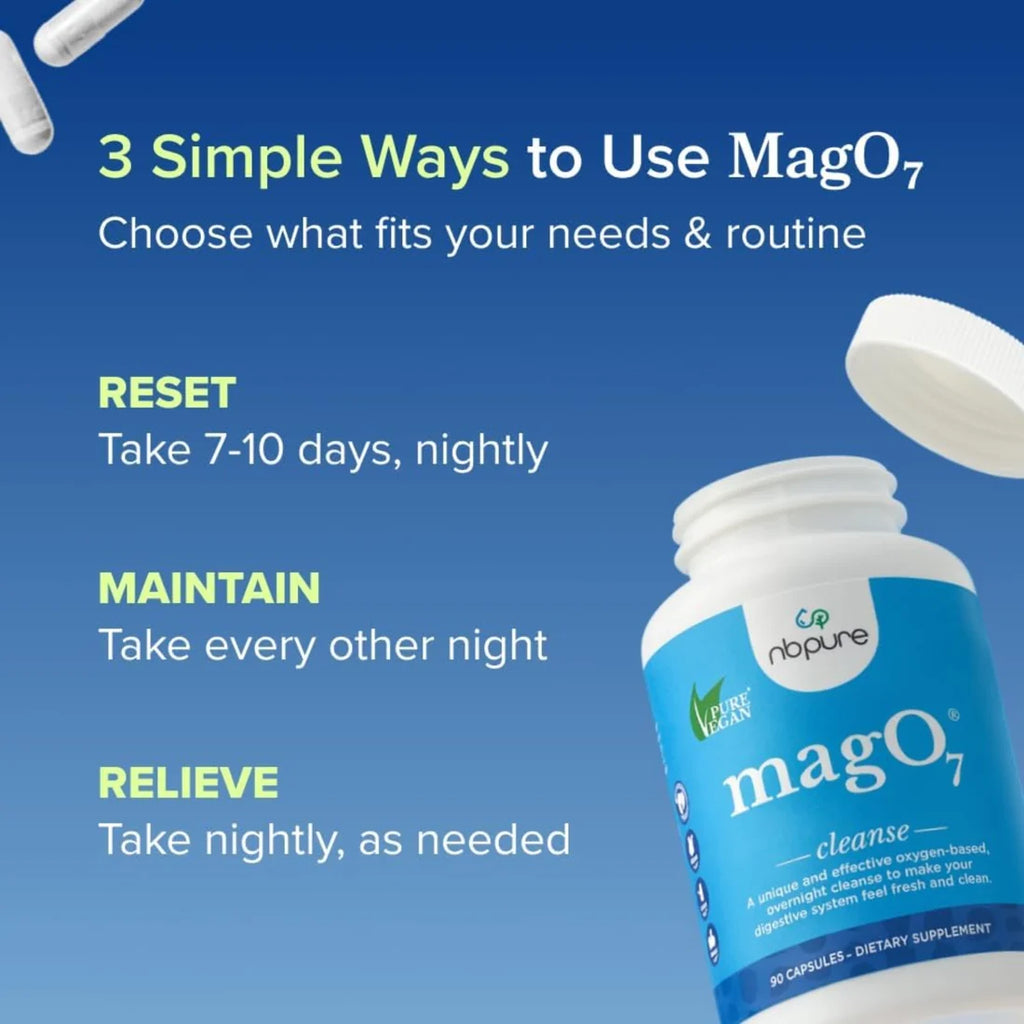 NBPure MagO7 Oxygen Cleanse – 90 Capsules