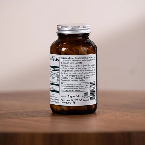 AlgaeCal Plus Bone Health Supplement 120 Caps