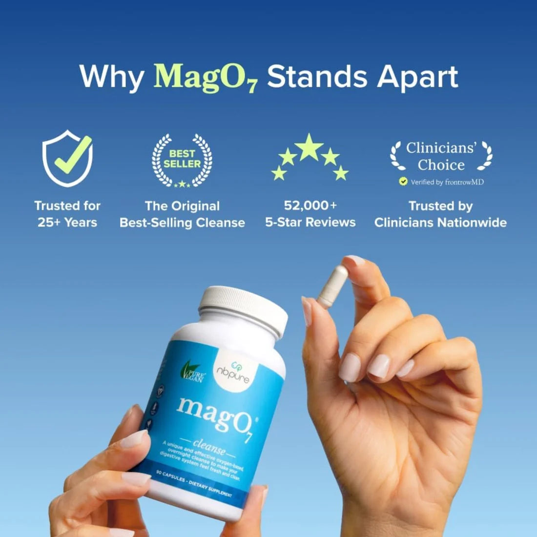 NBPure MagO7 Digestive Cleanse – 90 Capsules