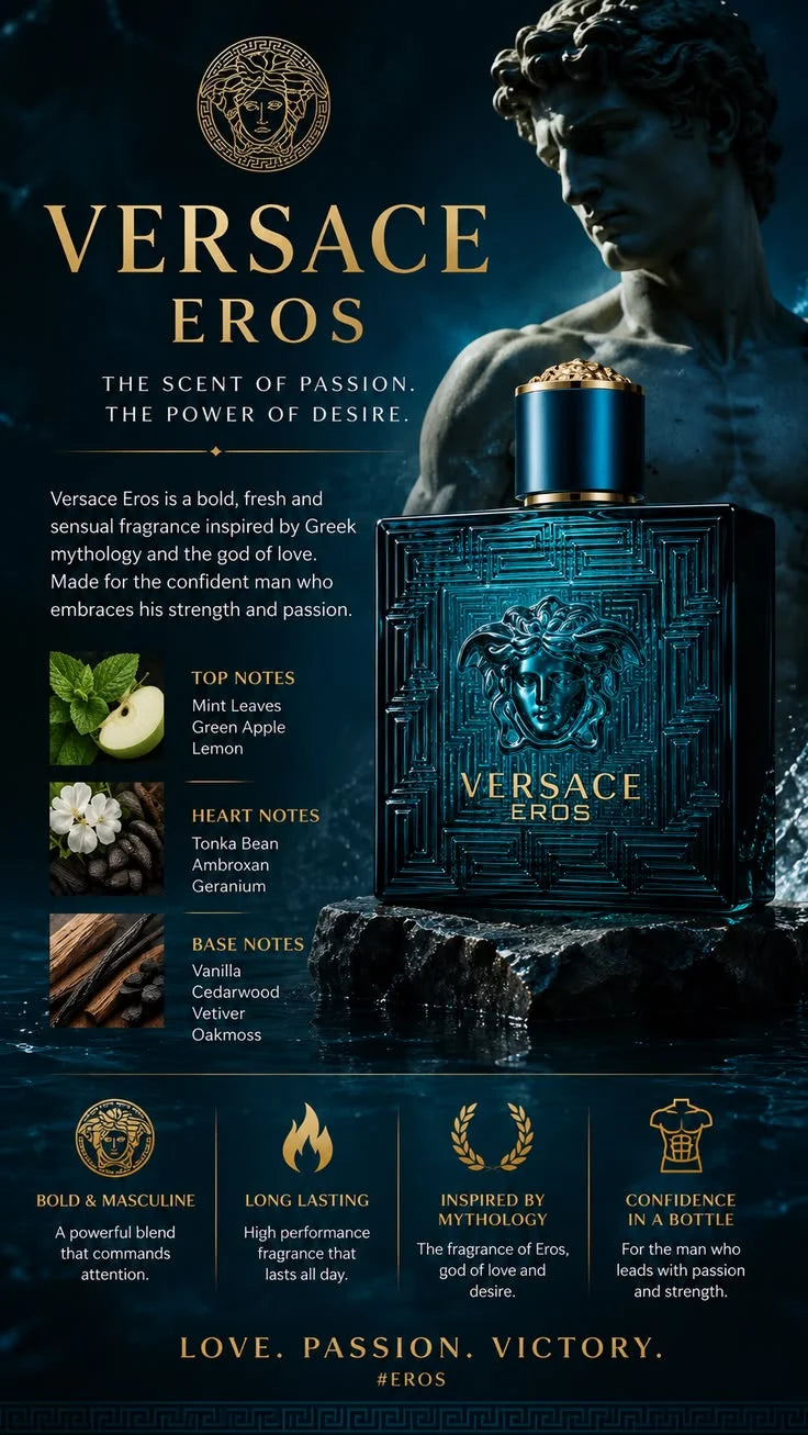 Versace Eros EDP for Men 100ml