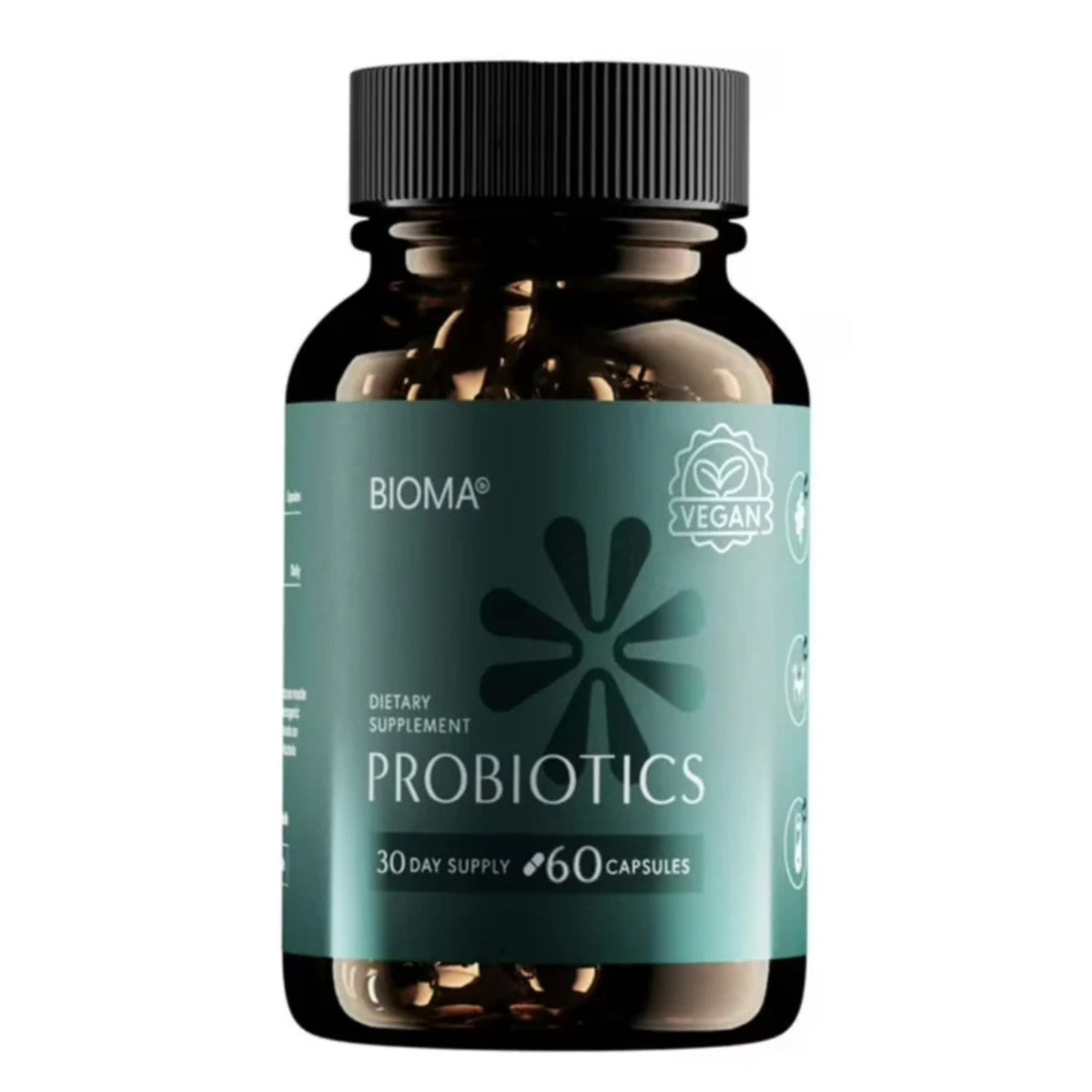 BIOMA Probiotics Digestive Health Gut Support for Men & Women 60 Capsules