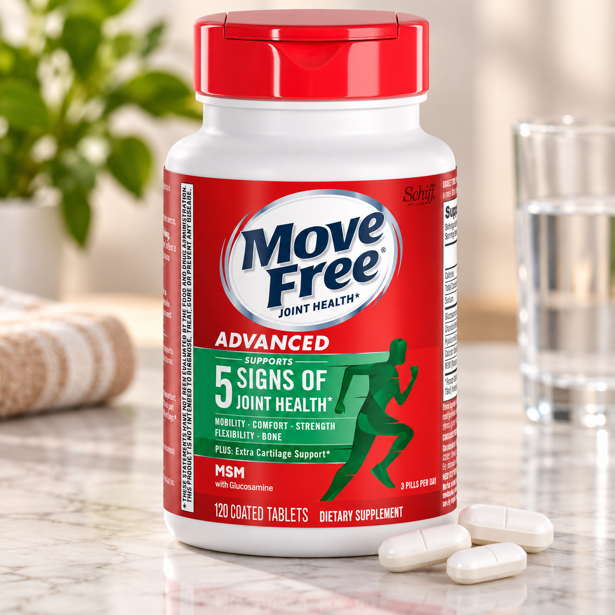 Schiff Move Free Advanced Joint Health 120 Tablets