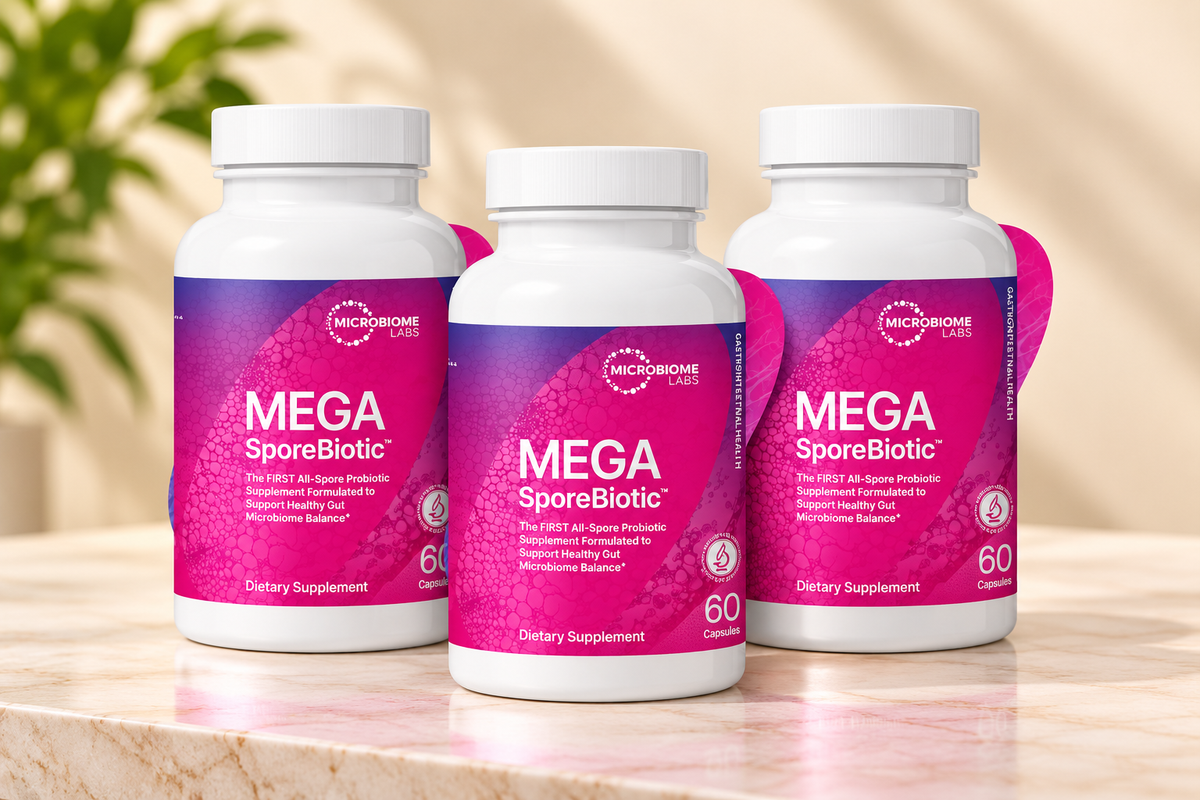 MegaSporeBiotic Probiotic Supplement 60 Capsules ( Pack of 3 )