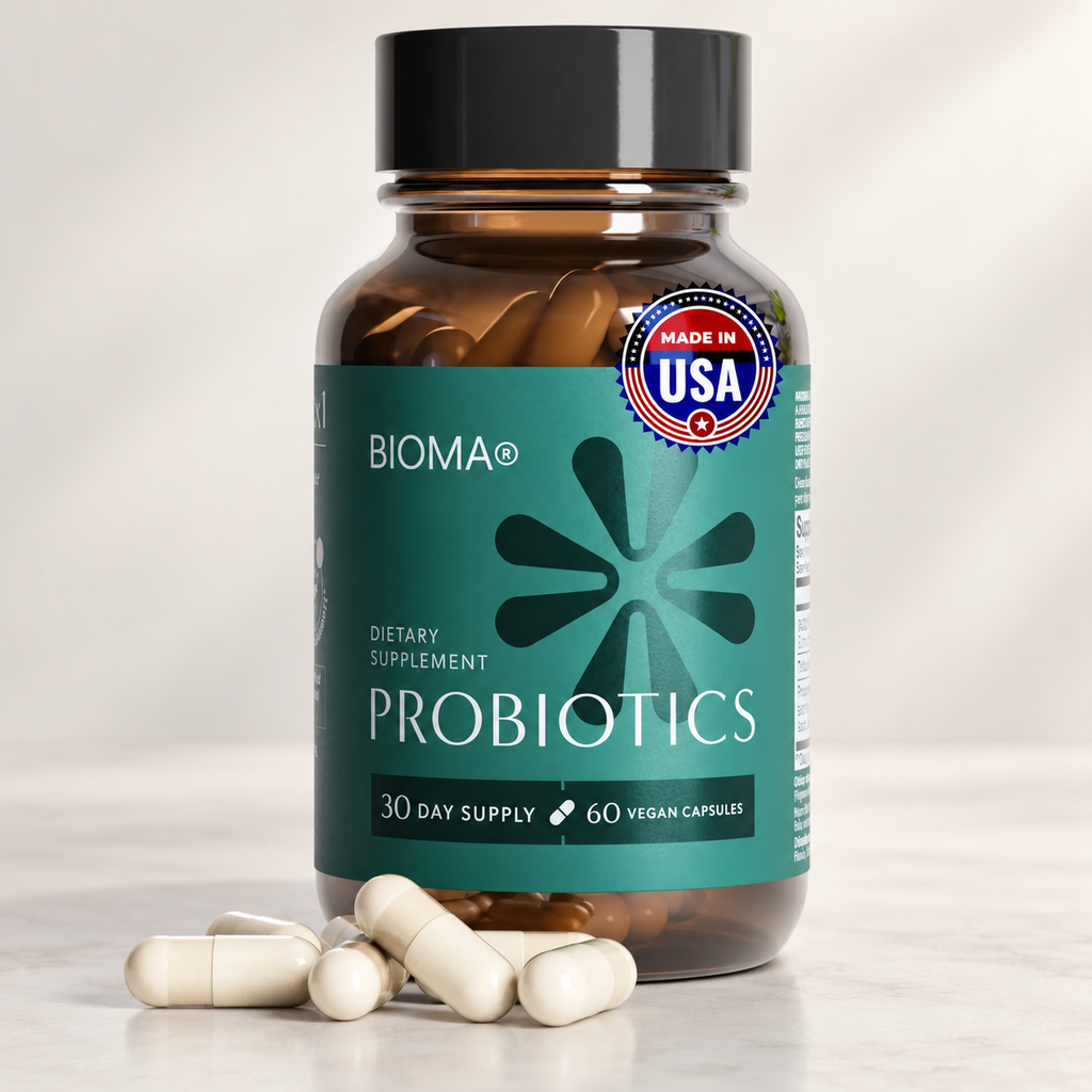BIOMA Probiotics Digestive Health Supplement
