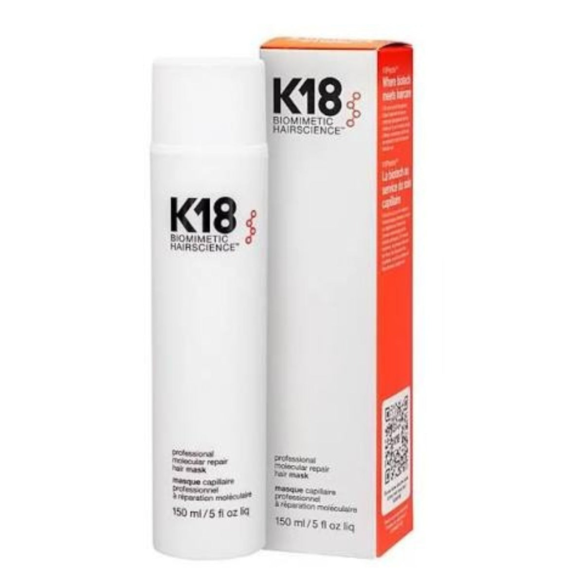 K18 Biomimetic Hairscience Professional Molecular Repair Hair Mask 150ml 5 fl oz