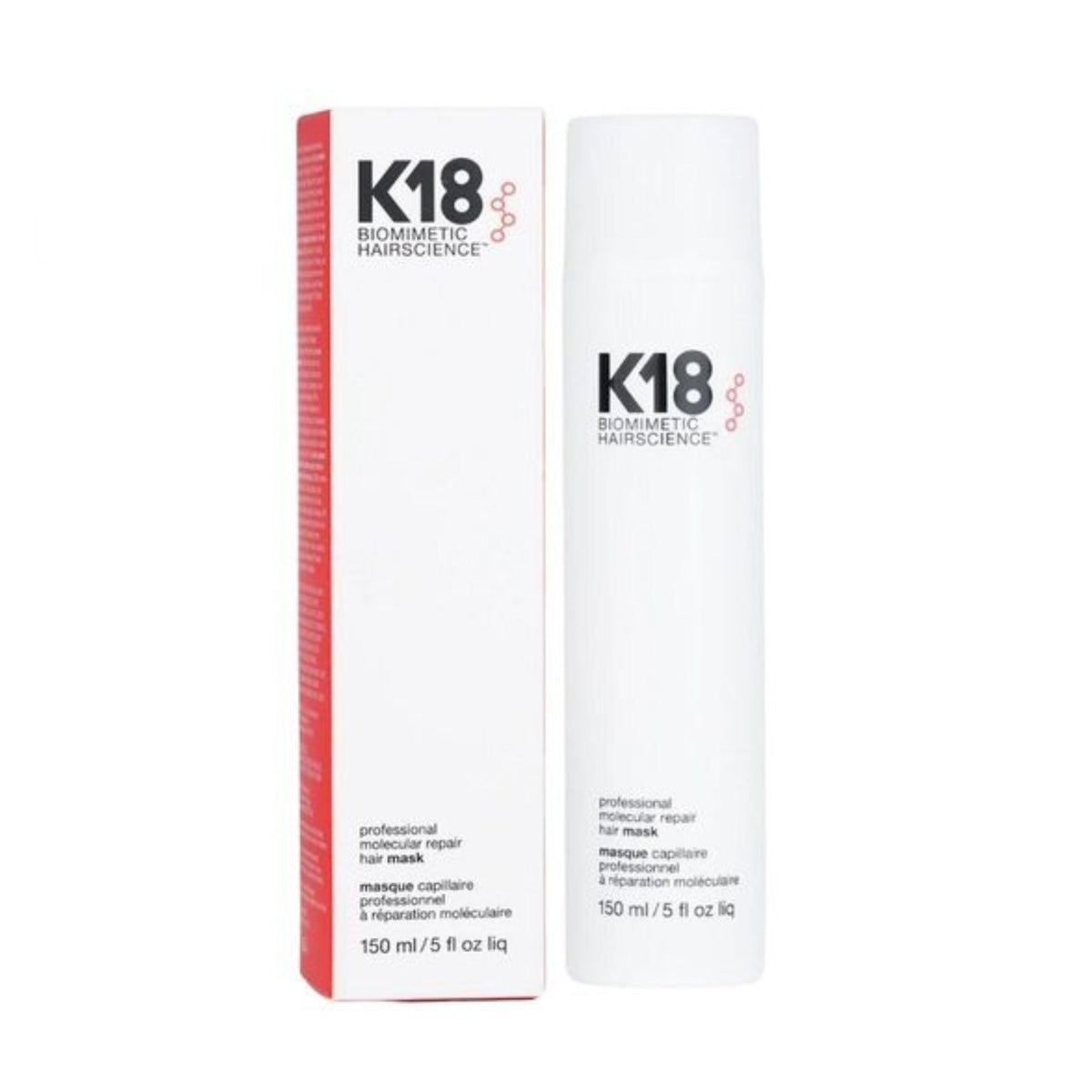 K18 Biomimetic Hairscience Professional Molecular Repair Hair Mask 150ml 5 fl oz