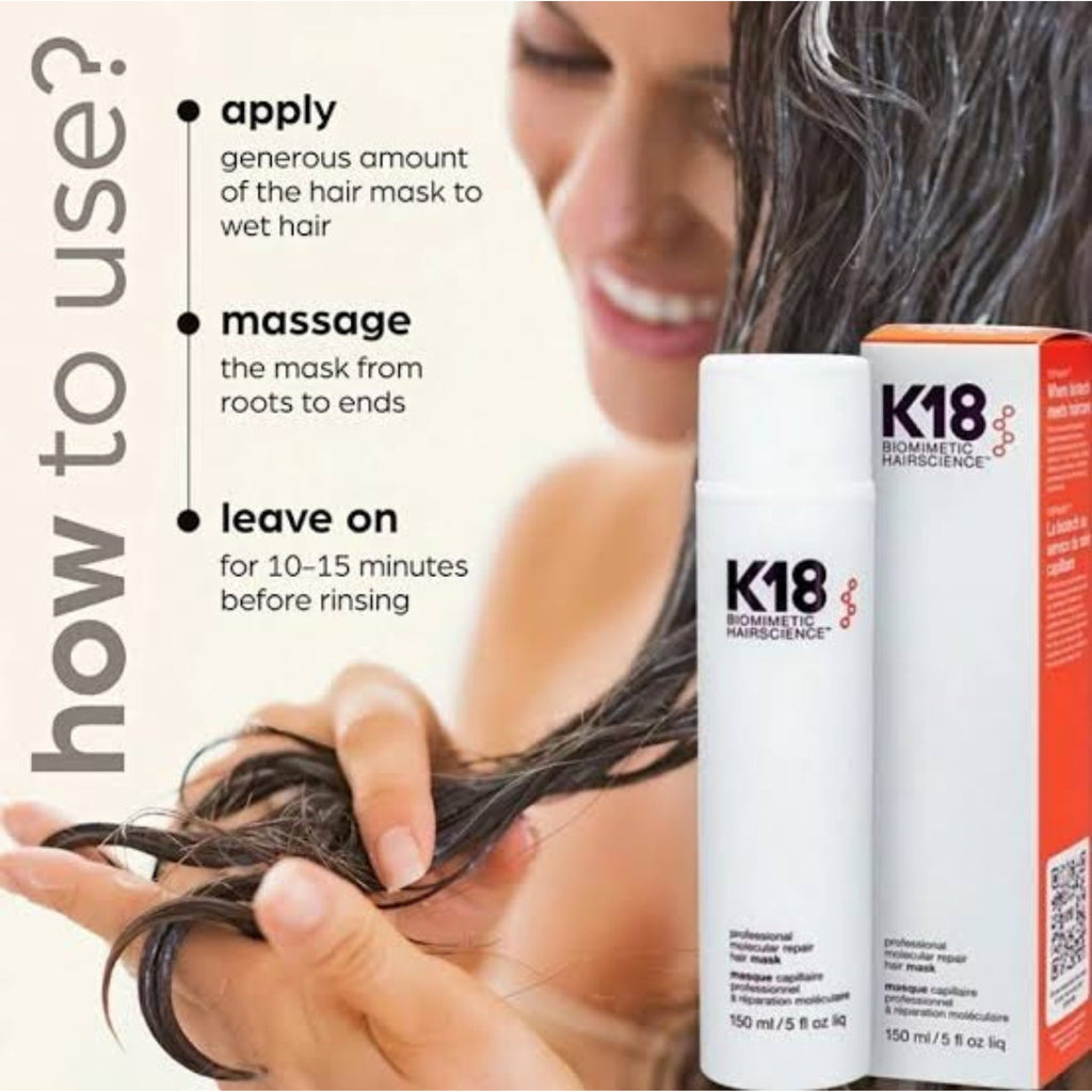 K18 Biomimetic Hairscience Professional Molecular Repair Hair Mask 150ml 5 fl oz