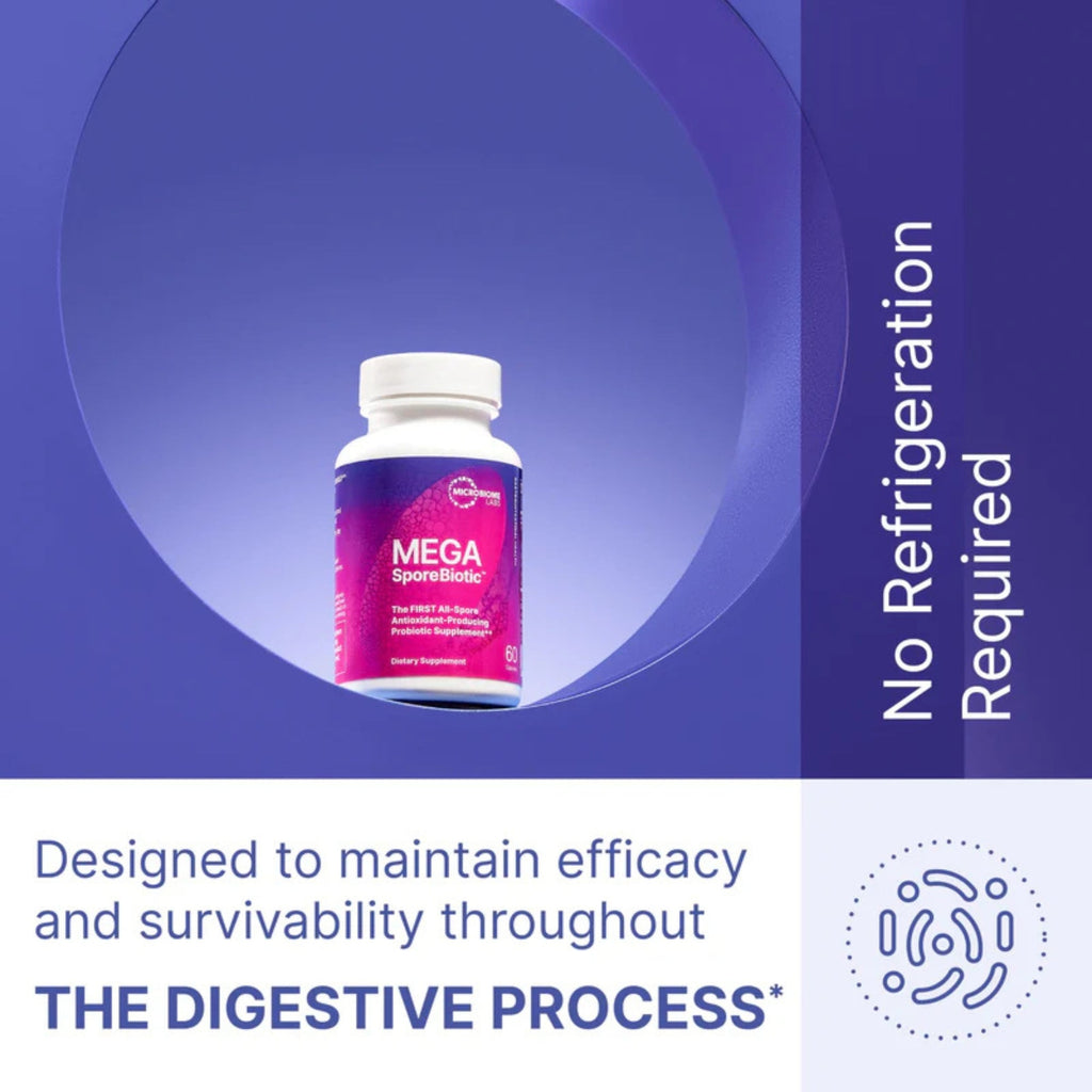 MegaSporeBiotic Probiotics for Women & Men 60 Capsules