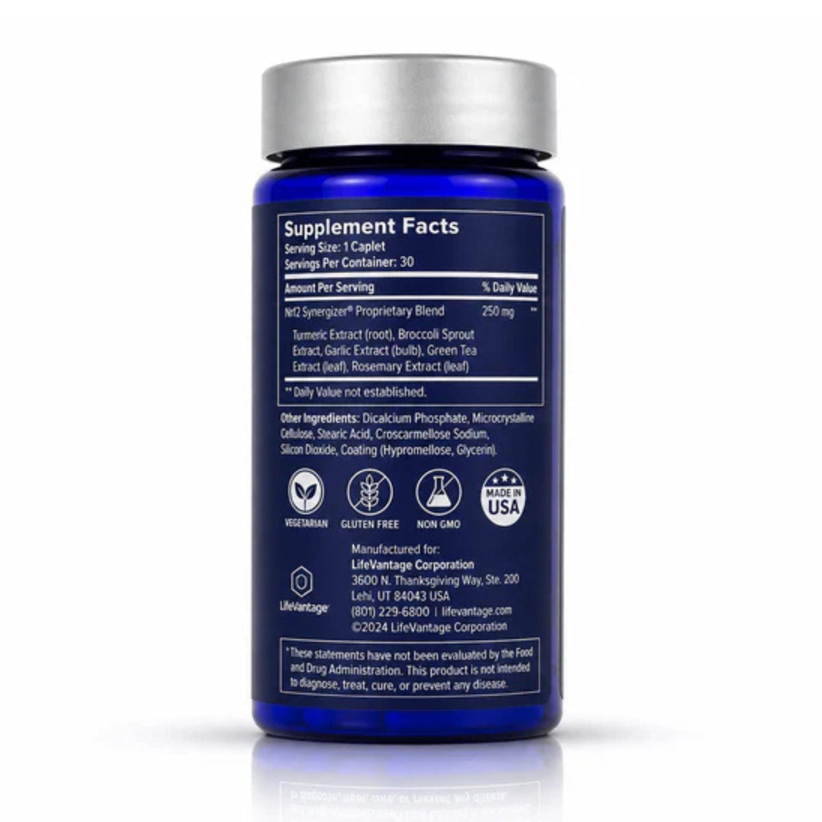 Protandim NRF2 Synergizer by LifeVantage 30 Caplets