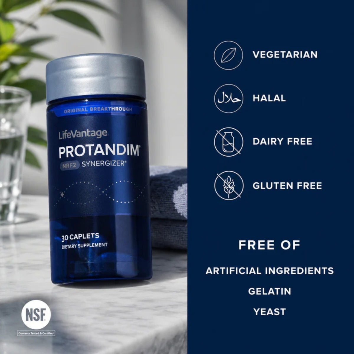 Protandim NRF2 Synergizer by LifeVantage 30 Caplets