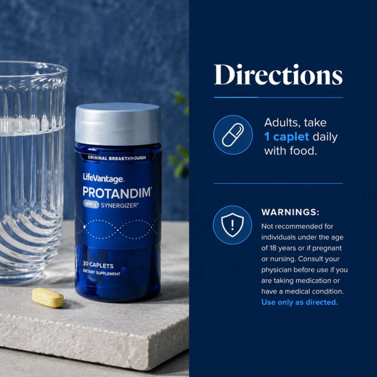Protandim NRF2 Synergizer by LifeVantage 30 Caplets