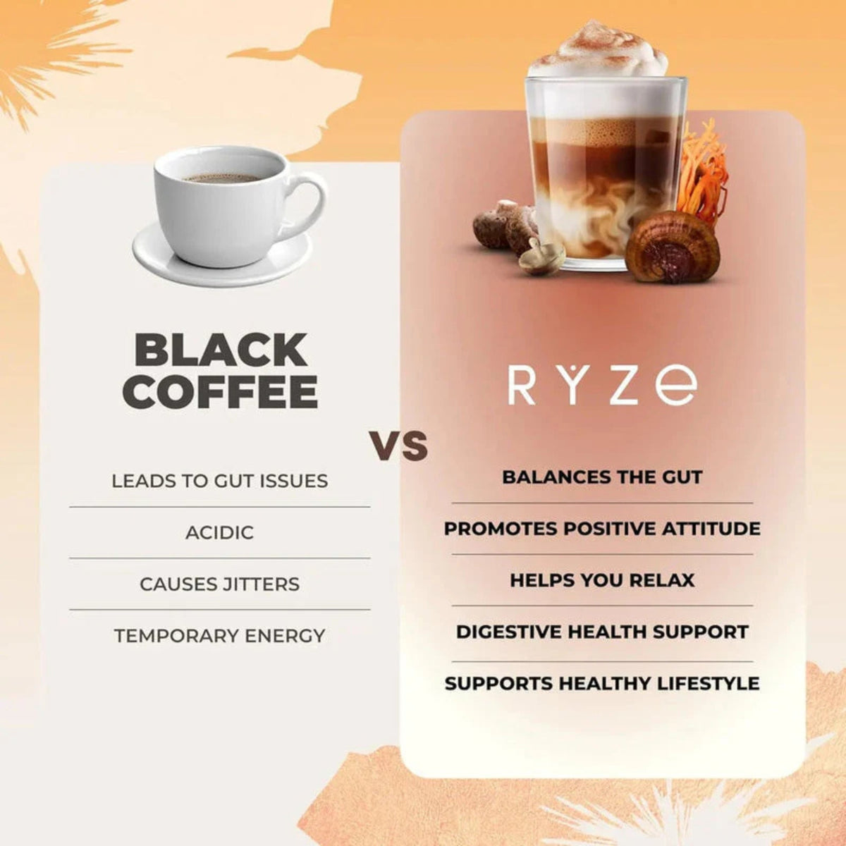 RYZE Organic Mushroom Coffee 30 servings