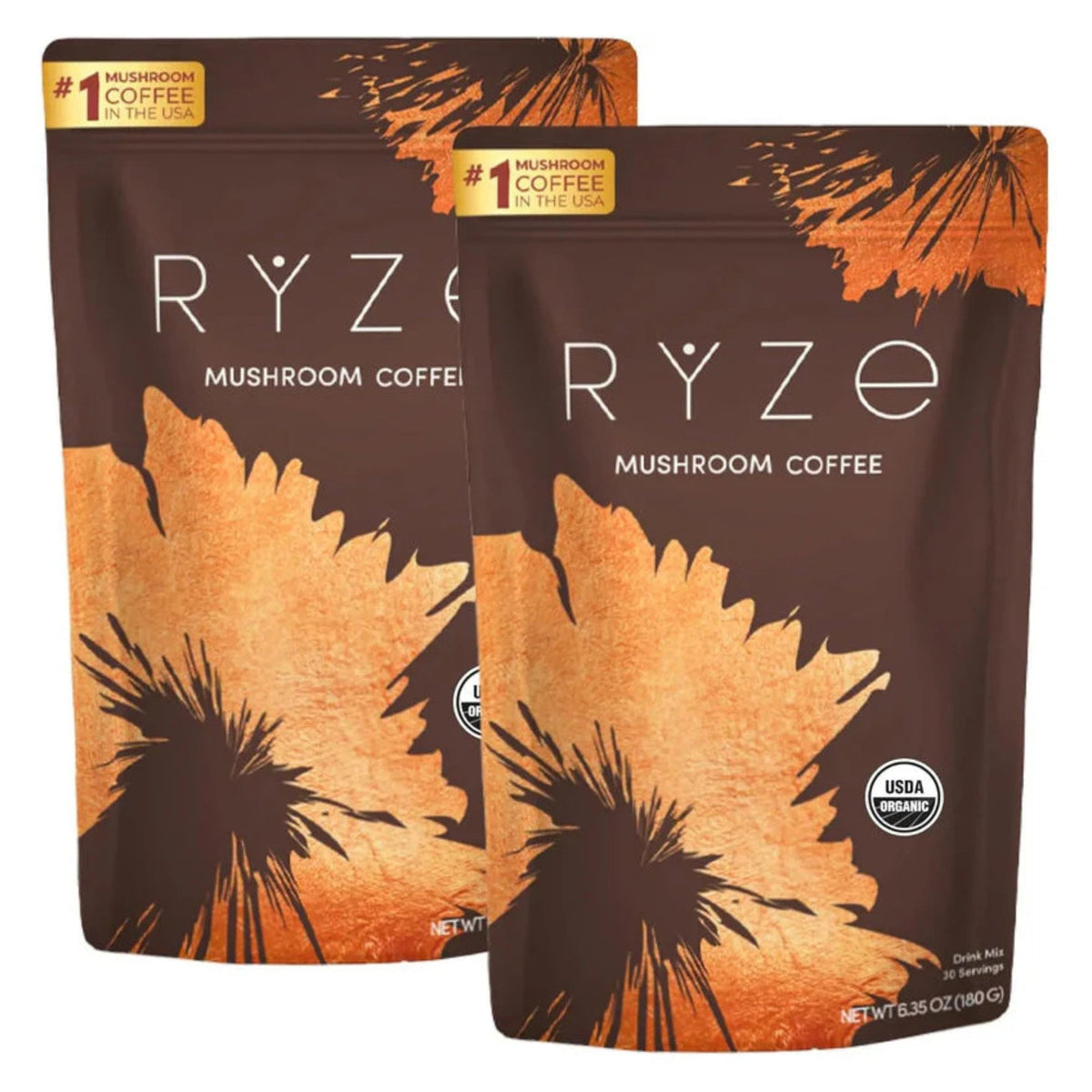 RYZE Organic Mushroom Coffee 30 servings